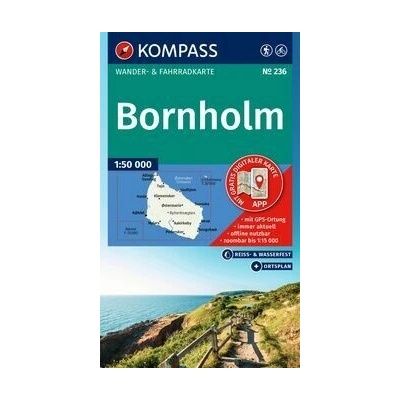 Bornholm 1:50 t. laminovaná