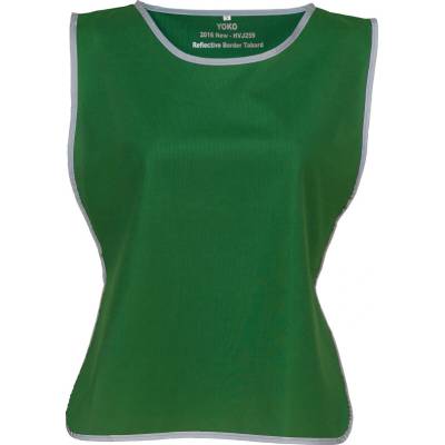 Yoko vesta HVJ259 Hi-Vis Tabard výstražná zelená zdravotnická