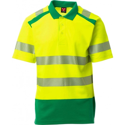 Payper ROAD Reflexná polokošeľa žltá/zelená S