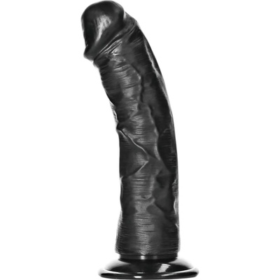 RealRock realistický dildo s přísavkou 15,5 cm černý