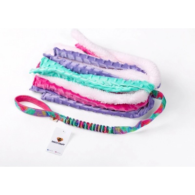 Dog's Craft Octo Fur Střapec velký růžovo fialovo modrá