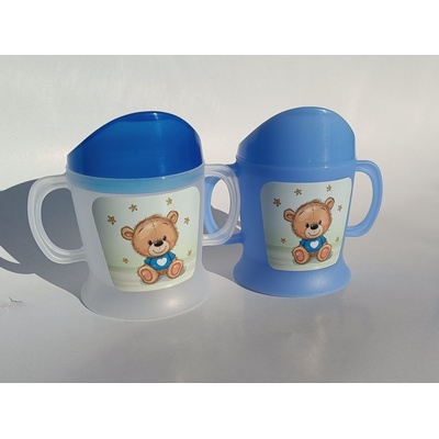 Tvar kojenecký hrníček Medvídek modrá 150ml
