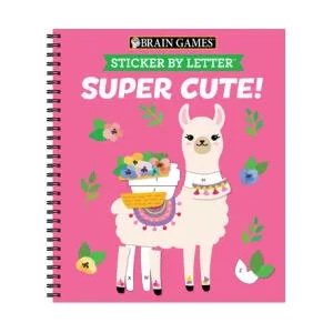 Brain Games - Sticker by Letter: Super Cute! | Brain Games, New Seasons (ISBN: 9781645584919)
