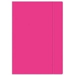 Interdruk Briefcase with eraser A4+ Fluo pink p10 INTERDRUK