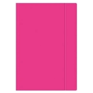 Interdruk Briefcase with eraser A4+ Fluo pink p10 INTERDRUK