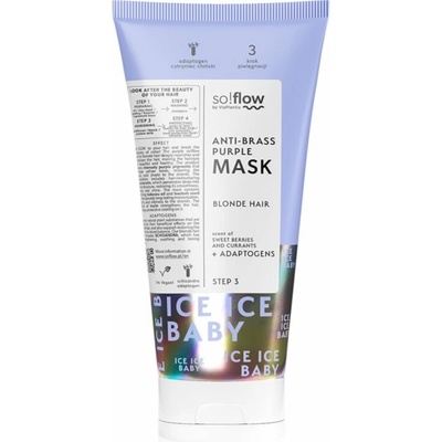 so!flow Cooling Mask Blonde Hair maska na vlasy neutralizujúci žlté tóny 200 ml