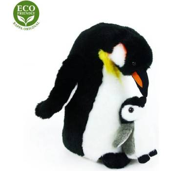 Eco-Friendly tučňák s mládětem 22 cm