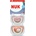 Nuk First Choice биберон залъгалка, силикон, 0-6 мес. , 2 бр. , Night, Заек/Овца (10175387)