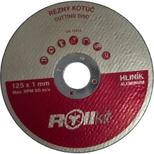 Řezný kotouč na hliník, D125, d22,23, t1mm