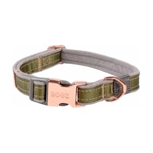 Rogz URBAN XS OLIVE TWIST - повод за кучета, зелен, 11 мм