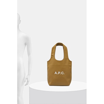 APC Чанта A. P. C. tote ninon small в кафяво PUAAT. M61861 (PUAAT.M61861)