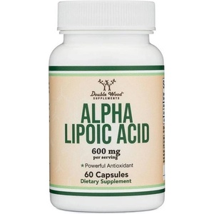 Double Wood Supplements Alpha Lipoic Acid, 600 mg, 60 капсули, Double Wood (23009 DW)