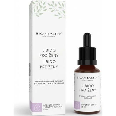 Biovitality Tinktura bezlihová Libido pro ženy 25 ml