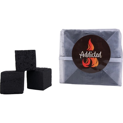 Addictedcoals Addicted Platinum 27 mm kokosové uhlíky pro vodní dýmku 500 g Eco