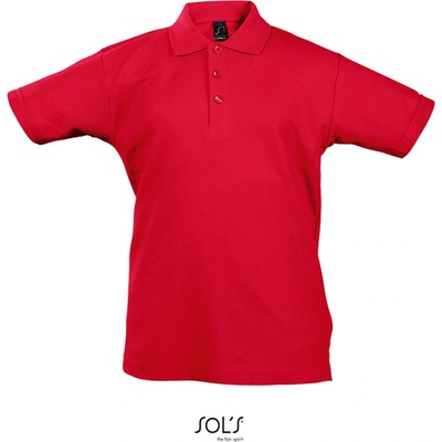 Sol´s Summer kids II dětské piqué polo červená