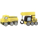 Orange Tree Toys Игрален комплект Orange Tree Toys - Строителни машини, 2 части, жълти (OTT07553) - ozone