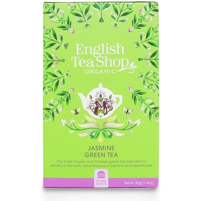 English Tea Shop Zelený Čaj s Jazmínom 20 x 2 g