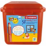 STABILO - colored pencil, watercolor & wax crayon - woody 3 in 1 - F54456 (F54456)