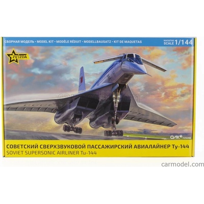 Zvezda Tupolev Tu 144 Soviet Supersonic Military Airliner 1968 / 1:144