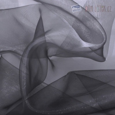 Organza UNI šedá 12