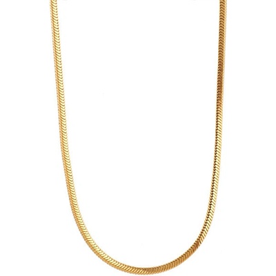 Ornamenti Pozlacený square snake gold ORN300014