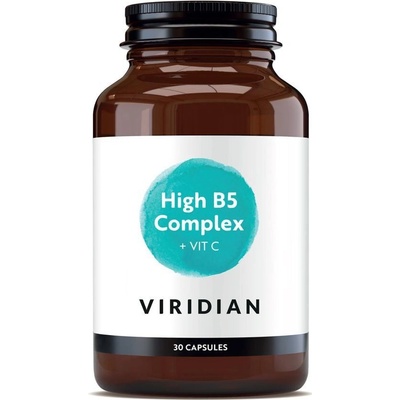 Viridian High Five B5 B Complex + Vit C 30 kapslí
