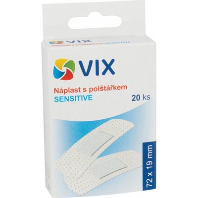 VIX náplasť s vankúšikom Sensitive 20 ks