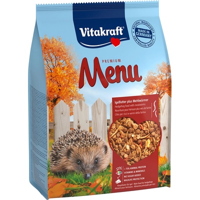 Vitakraft 2 x 2, 5 кг Vitakraft premium menu суха храна за таралежи