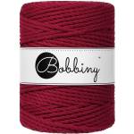 Bobbiny 3PLY Macramé Rope 5 mm 100 m Red Velvet юта (TX-E096)