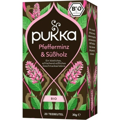 Pukka Herbs Ajurvédský Bio čaj Peppermint & licorice 20 ks