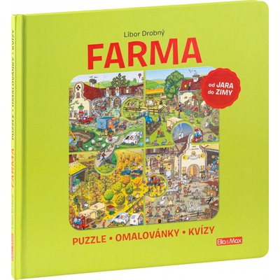 Presco FARMA Puzzle omalovánky kvízy