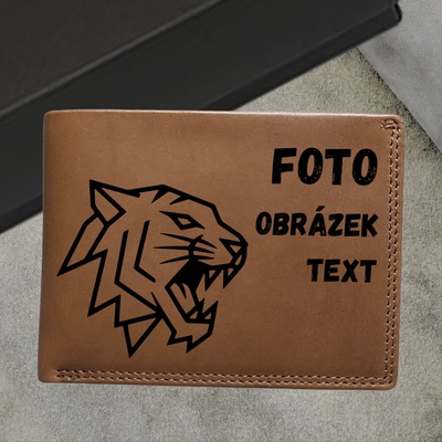 ARTEMO Luxusní originální personalizovaná peněženka na míru v elegantní dárkové krabičce