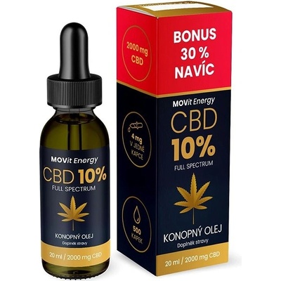 MOVit CBD 20% Full Spectrum konopný olej 10 ml – Zbozi.Blesk.cz