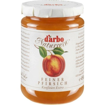 Darbo Naturrein extra jemná broskvová marmeláda 450 g