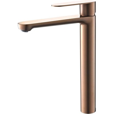 Inter Ceramic Смесител за умивалник ВЕРОНА, Висок, Мат розово злато (111321br.rosegold)