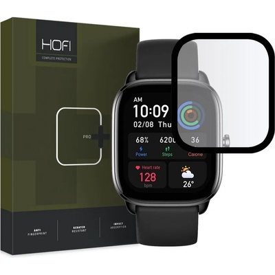 Hofi Хибридно стъкло за часовник Amazfit GTS 4 Mini от Hofi Hybrid Pro+ - Черно (9490713927922)
