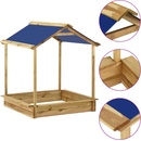 Greatstore zahradní domeček s pískovištěm 128 x 120 x 145 cm borovice