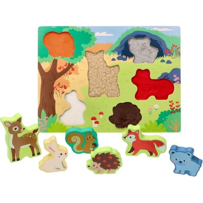 Adam Toys senzorické puzzle 3D lesné zvieratá