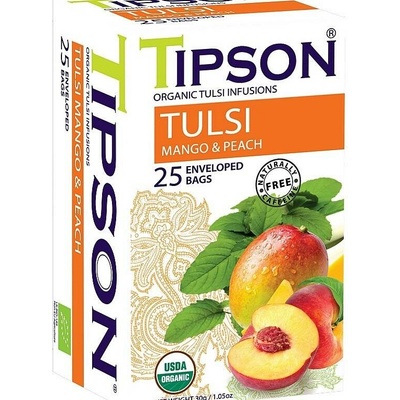 Tipson BIO Tulsi Mango & Peach 25 x 1,2 g