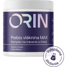 ORIN Prebio vláknina MAX, komplex na trávenie a črevá v prášku, čierna ríbezľa, 30 denných dávok, 311 g