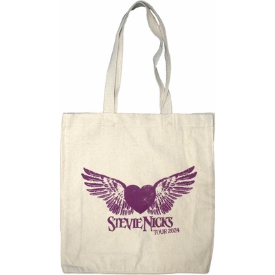 RukaHore Taška cez rameno Stevie Nicks Cotton Tote Bag: Tour 24 Logo Natural Ex-Tour Natural