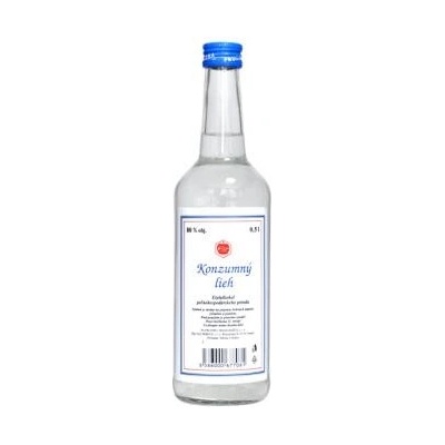Frucona Konzumný Lieh 80 % 0,5 l (čistá fľaša)