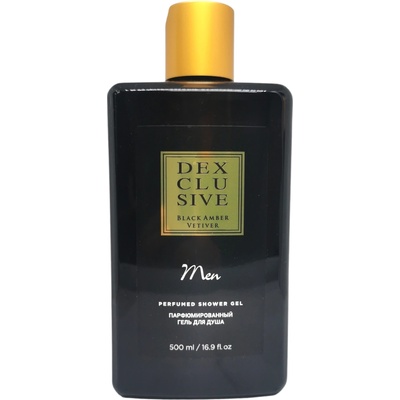 DEXCLUSIVE парфюмен душ-гел, 500мл, Black amber vetiver, Men