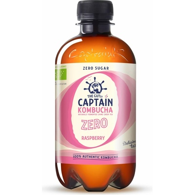 Captain Kombucha Kombucha Zero bio malina 400 ml