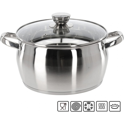 CHOMIK Nerezový hrniec s pokrievkou 5 l 24 cm CH-KIR3394