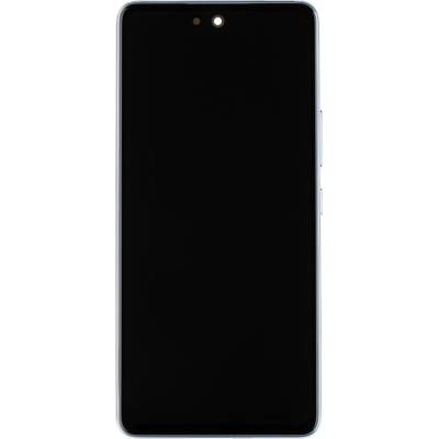 Samsung A536B Galaxy A53 5G LCD дисплей + тъч единица + преден капак цвят Awesome Blue (сервизен пакет) (GH82-28024C)