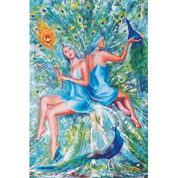 Image 1 of Gold Puzzle Collection - Puzzle Peacock - 1 000 piese