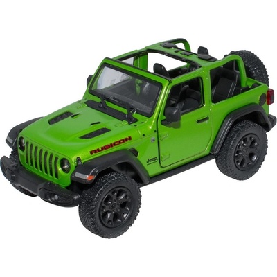 Kinsmart Jeep Wrangler 2018 otevřený zelená 1:34