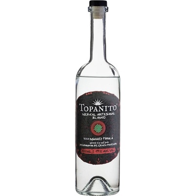 Topanito Mezcal Artesanal Blanco Tobalá 49% 0,7 l (holá láhev) – Zboží Dáma