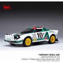 IXO Lancia Stratos HF Rallye Monte Carlo 1976 10 Munari Maiga 1:18